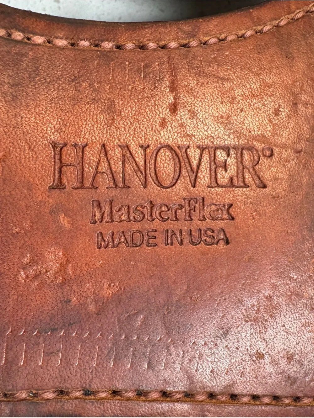 Vintage Hanover Master Flex Black Leather Wingtip Oxford Dress Shoes USA 10 D